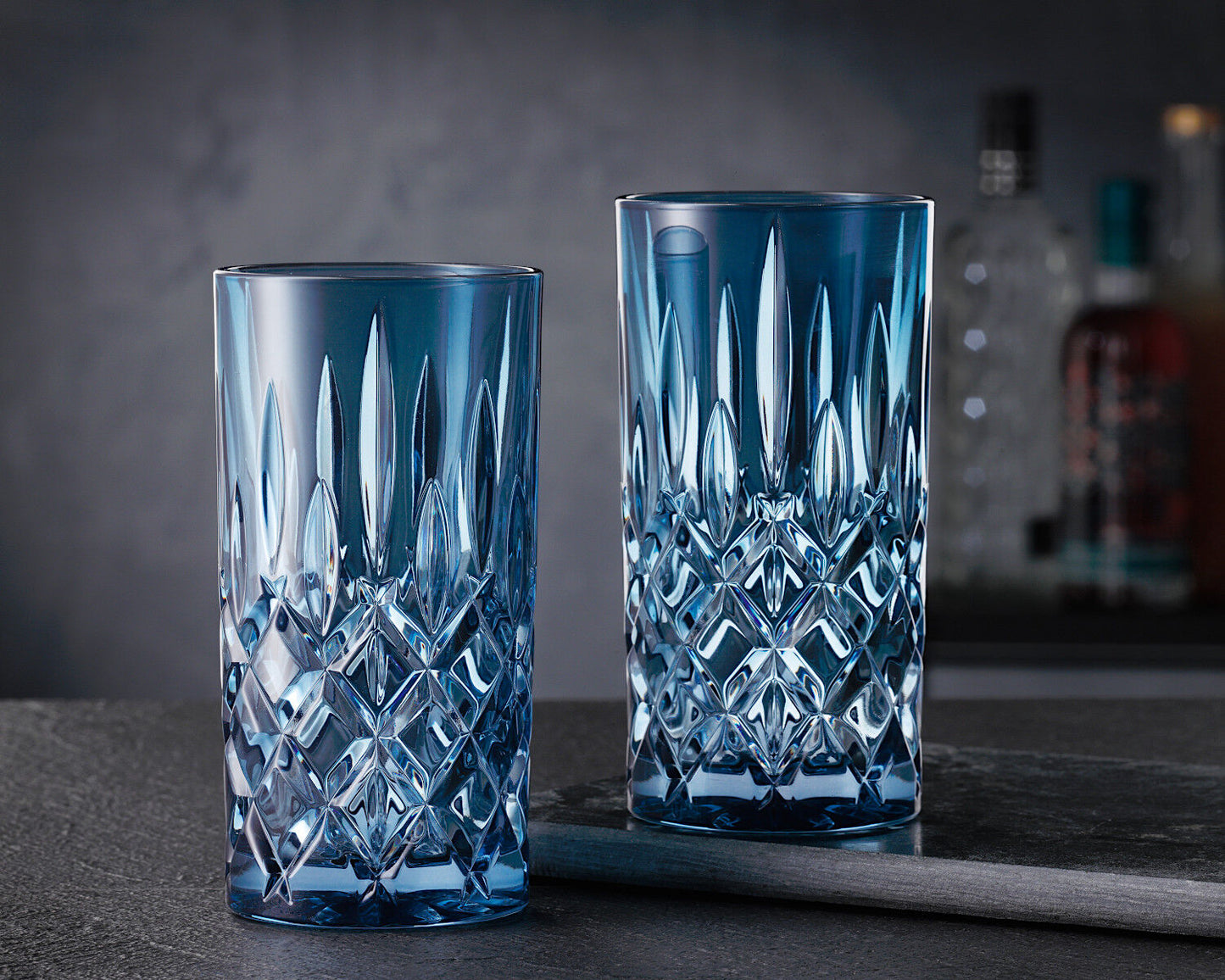 NACHTMANN 105441 NOBLESSE Longdrinkglas VINTAGE BLAU 2er Set – Bild 5