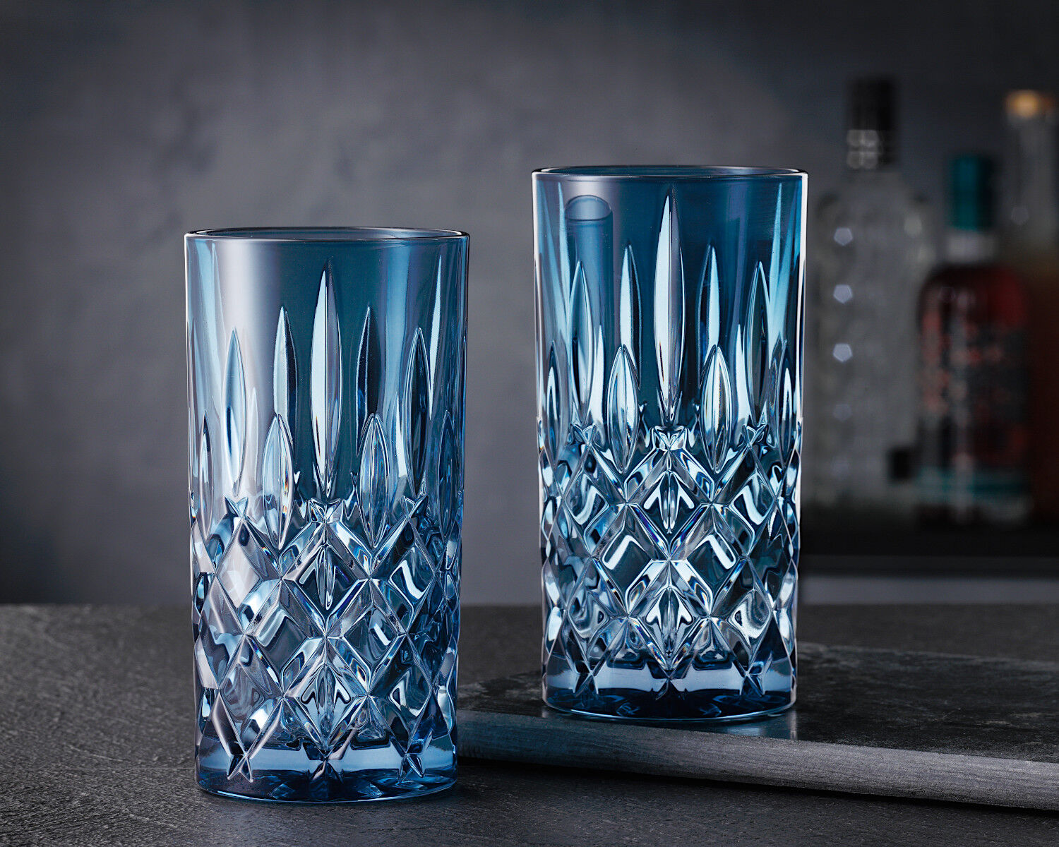 NACHTMANN 105441 NOBLESSE Longdrinkglas VINTAGE BLAU 2er Set – Bild 5