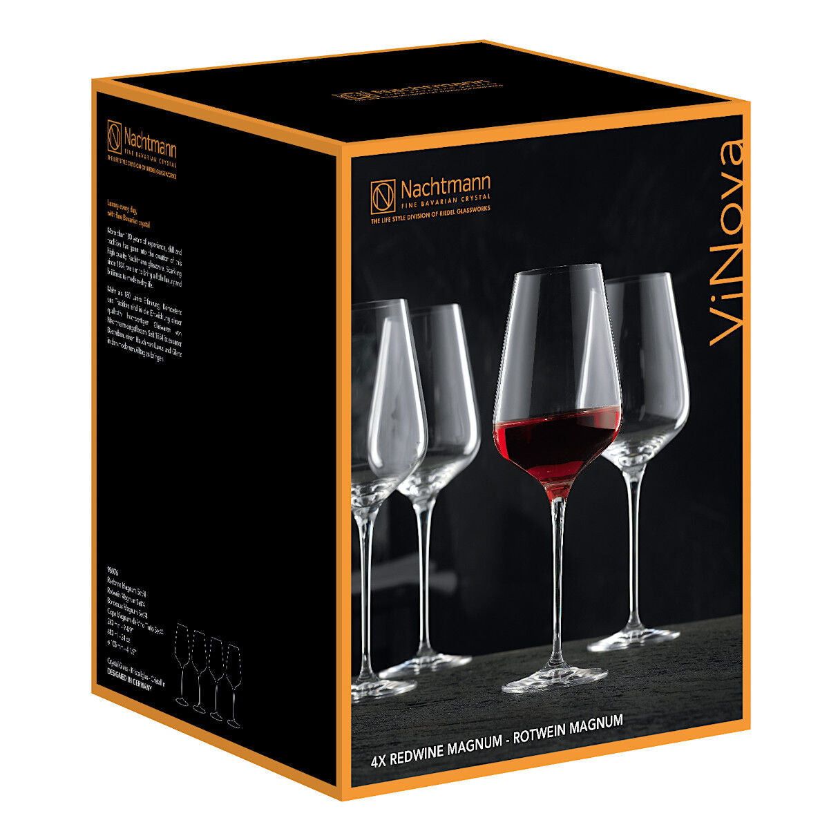 NACHTMANN 98076 VINOVA Rotwein Magnum Weinglas 4er Set – Bild 4