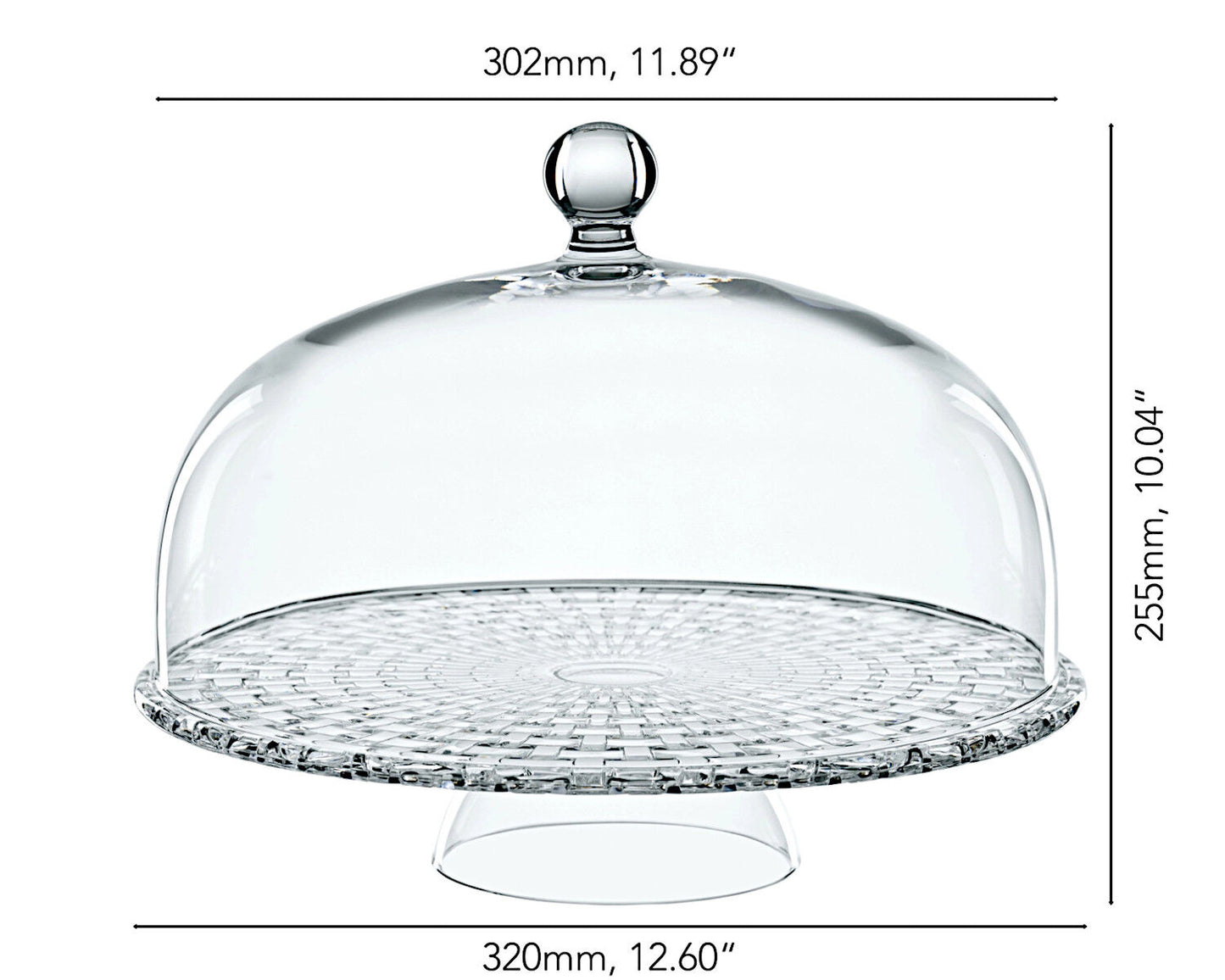 NACHTMANN 99528 BOSSA NOVA Tortenplatte mit Haube – Bild 2