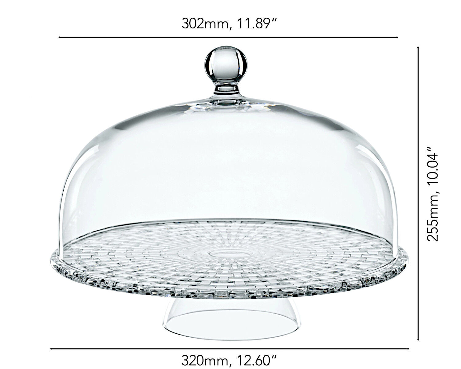 NACHTMANN 99528 BOSSA NOVA Tortenplatte mit Haube – Bild 2