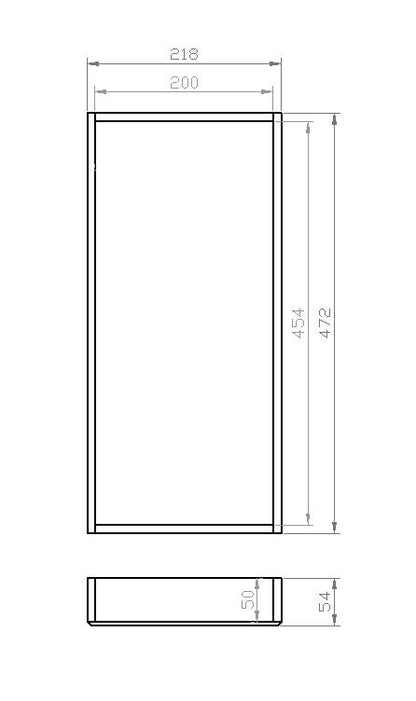 Mehrzweckeinsatz 30er Schubl. B 218 x T 472 mm passend für BLUM Legra 19 mm Schubladen