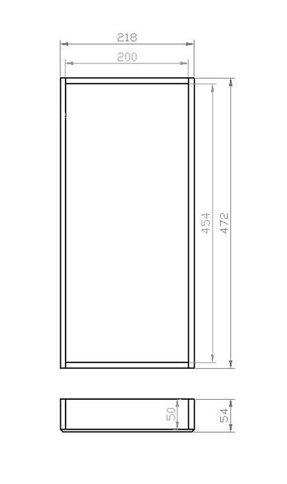 Mehrzweckeinsatz 30er Schubl. B 218 x T 472 mm passend für BLUM Legra 19 mm Schubladen