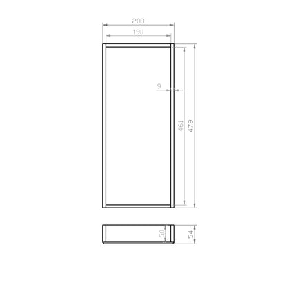 Mehrzweckeinsatz 30er Schubl. B 208 x T 479 mm passend für Grass Nova 16 mm Schubladen