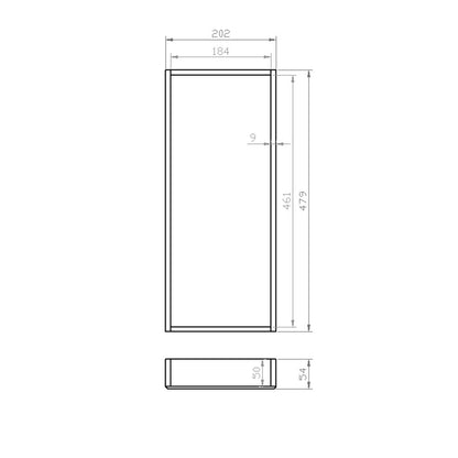 Mehrzweckeinsatz 30er Schubl. B 202 x T 479 mm passend für Grass Nova 19 mm Schubladen
