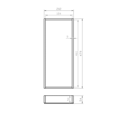 Mehrzweckeinsatz 30er Schubl. B 202 x T 479 mm passend für Grass Nova 19 mm Schubladen
