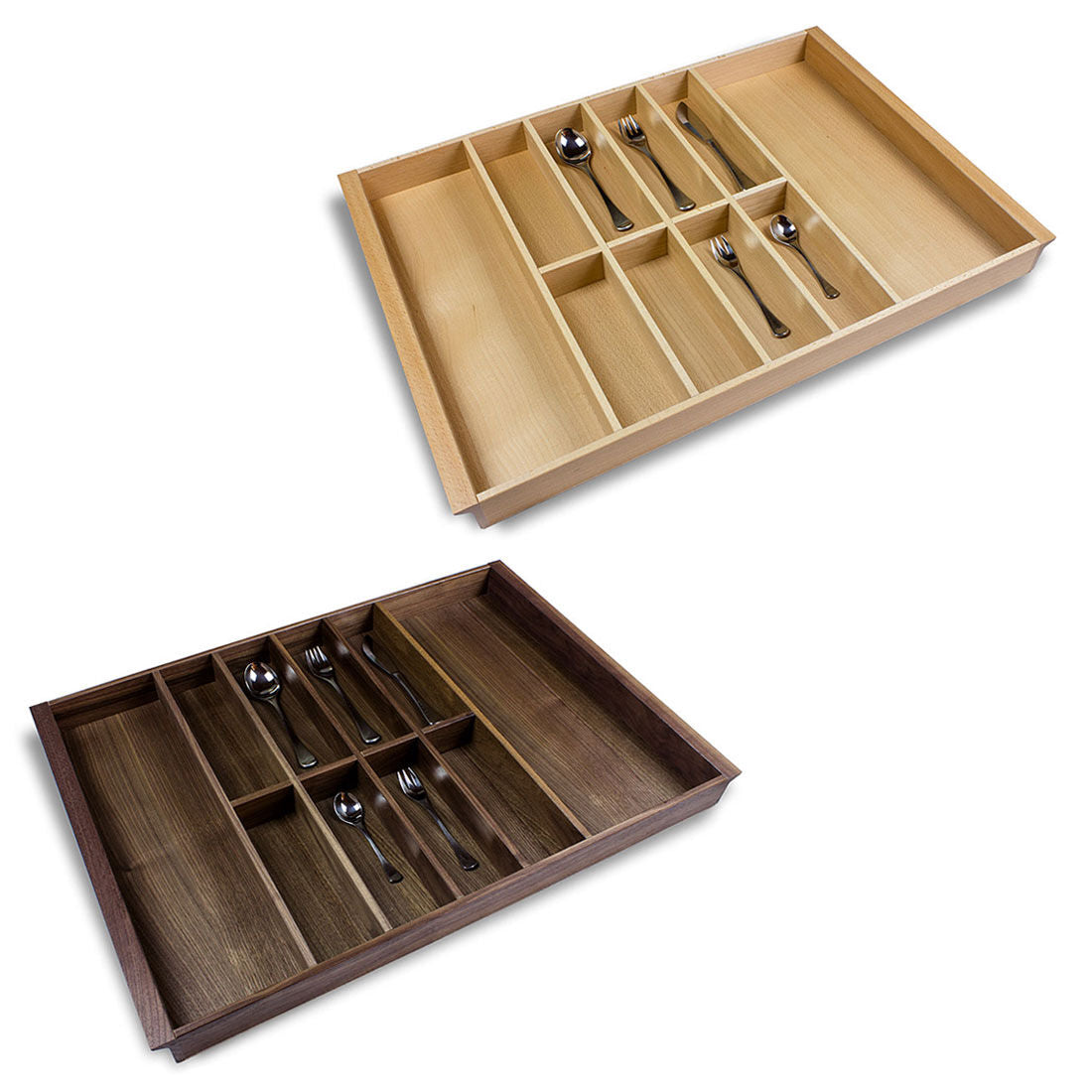 Besteckeinsatz 80er Schubl. B 720 x T 500 mm für IKEA Metod (ab 2015)