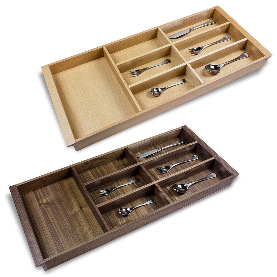 Besteckeinsatz 80er Schubl. B 720 x T 300 mm für IKEA Metod (ab 2015)