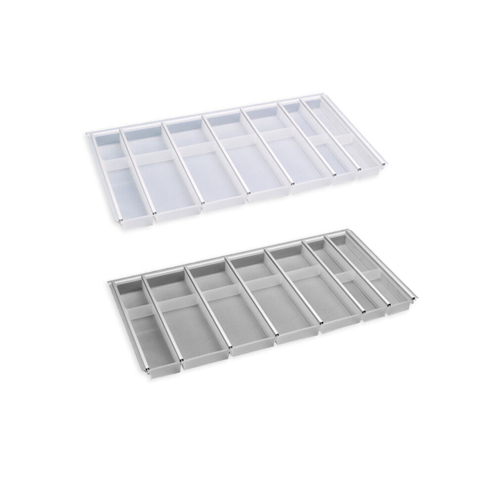 Besteckeinsatz CUISIO 100 (B 885-920 x T 463-480 mm) / Besteckkasten für 100er Schubl.