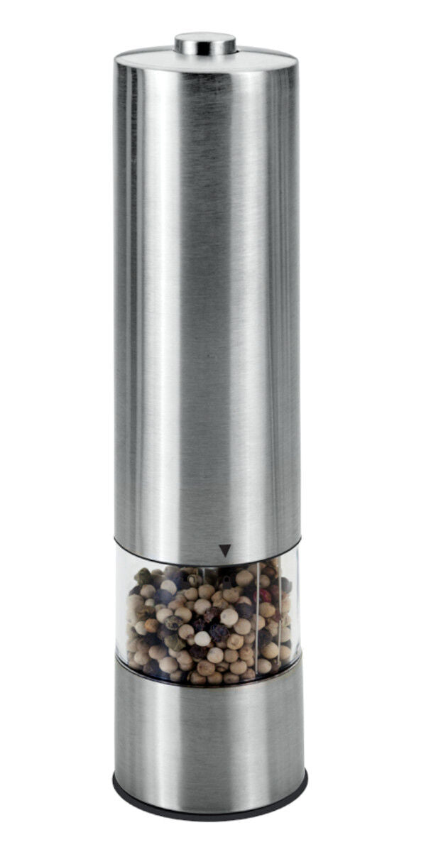 METALTEX Elektro Pfeffermühle Inox mit Licht / Gewürzmühle