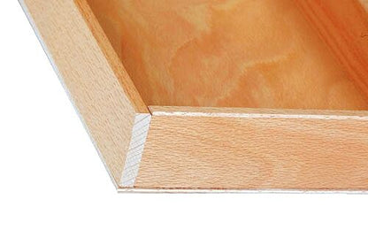 Besteckeinsatz BUCHE 45er Schubl. B 352 x T 479 mm VERSION2 passend für Grass Nova 19 mm Schubladen