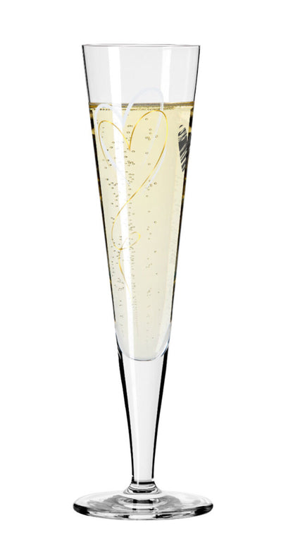 Ritzenhoff 1071035 Champagnerglas #35 GOLDNACHT Champus C. Kordes 2023 in Geschenkbox