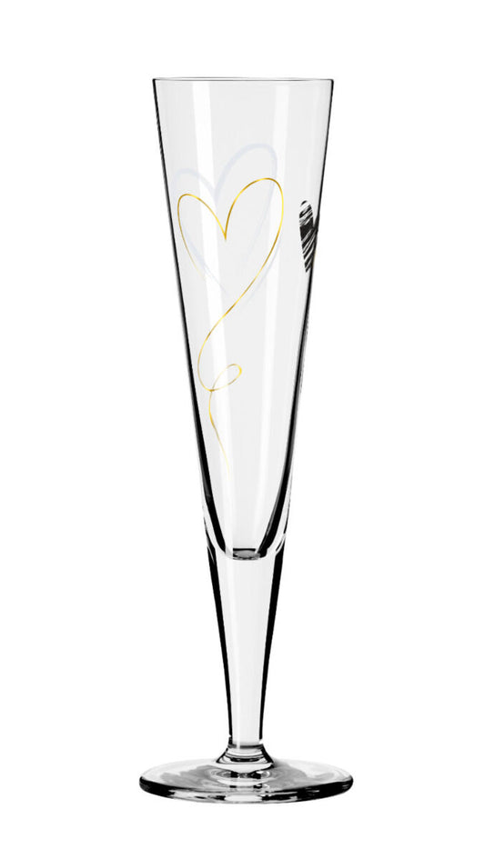 Ritzenhoff 1071035 Champagnerglas #35 GOLDNACHT Champus C. Kordes 2023 in Geschenkbox