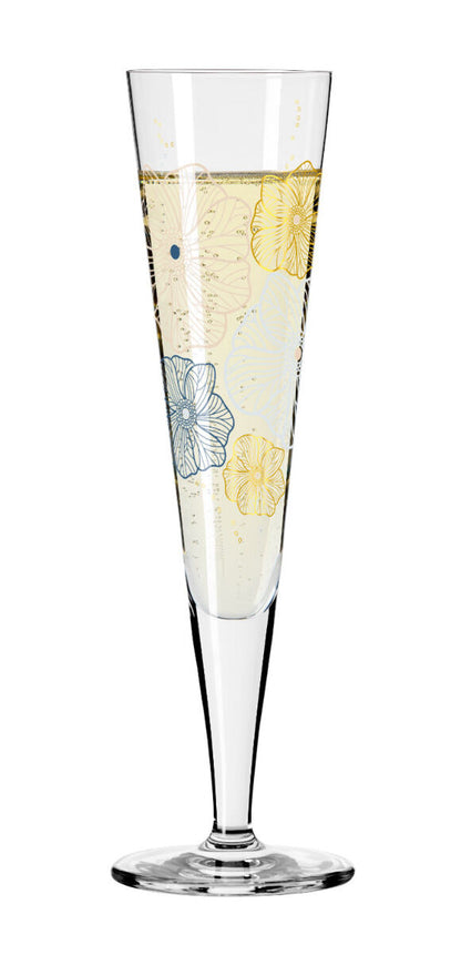 Ritzenhoff 1071036 Champagnerglas #36 GOLDNACHT Champus C. Lorenzo 2023 in Geschenkbox