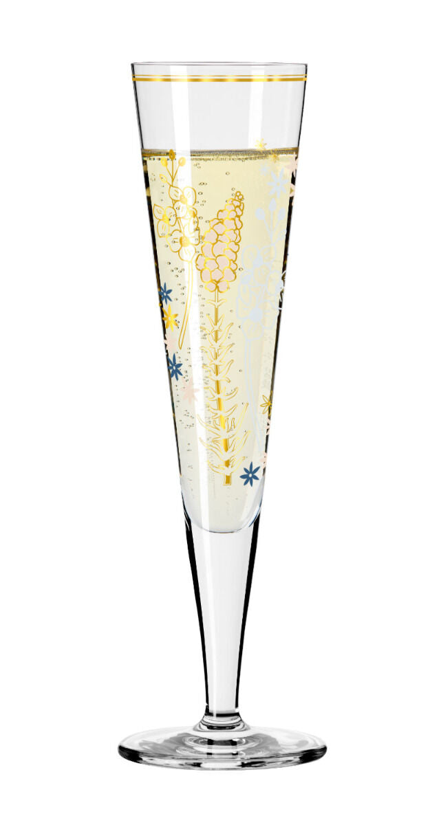 Ritzenhoff 1071037 Champagnerglas #37 GOLDNACHT Champus C. Lorenzo 2023 in Geschenkbox