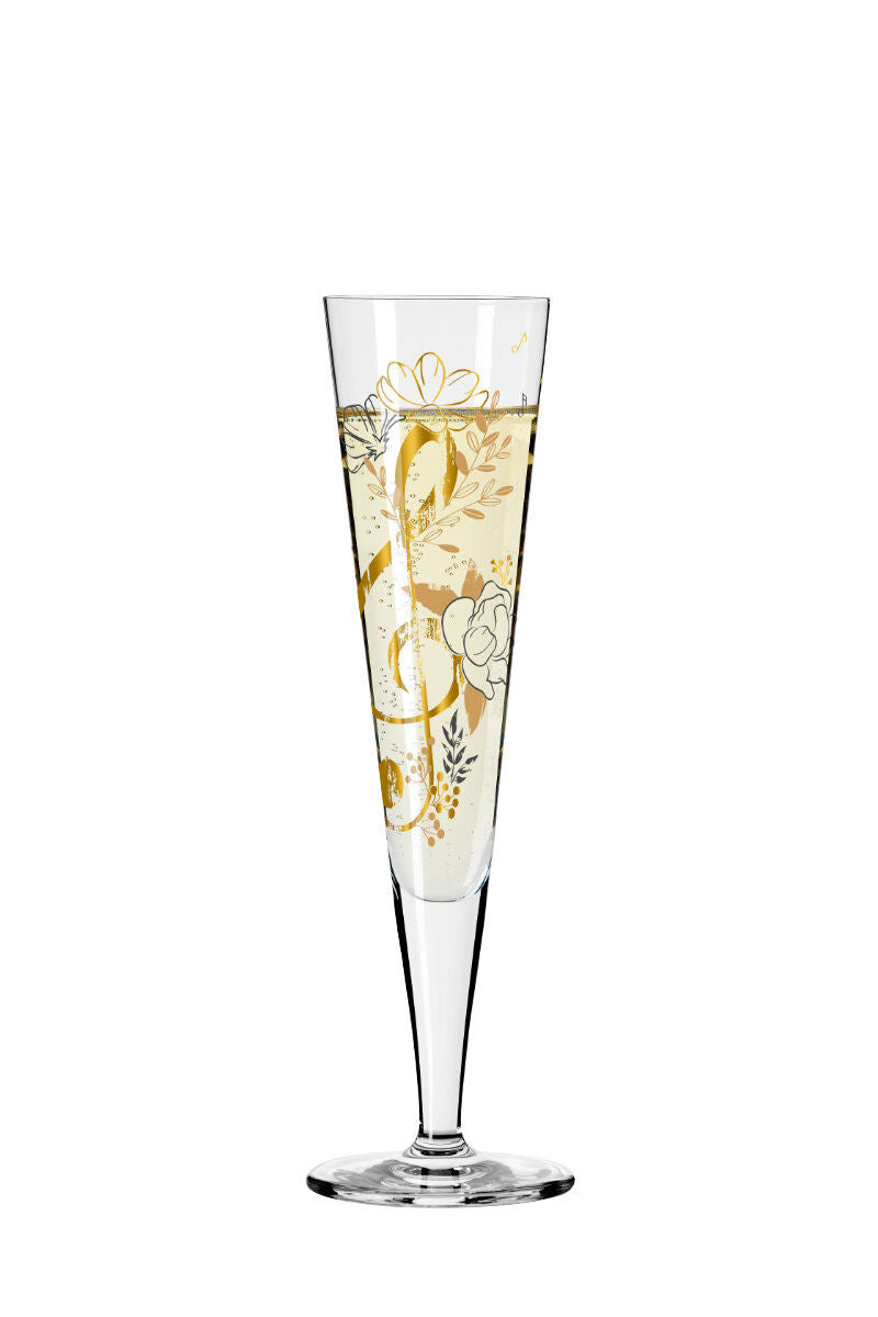 Ritzenhoff 1071045 Champagnerglas #45 GOLDNACHT Champus Melina Sparschu 2025 in Geschenkbox