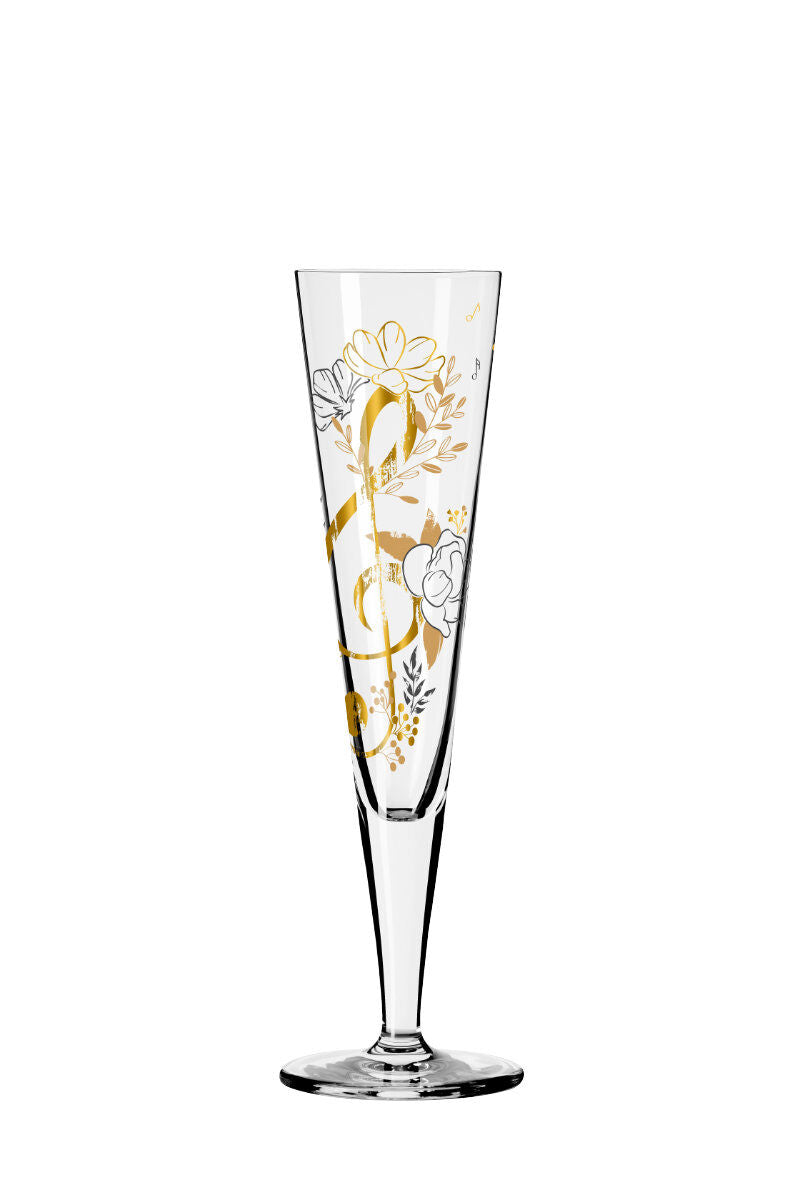 Ritzenhoff 1071045 Champagnerglas #45 GOLDNACHT Champus Melina Sparschu 2025 in Geschenkbox