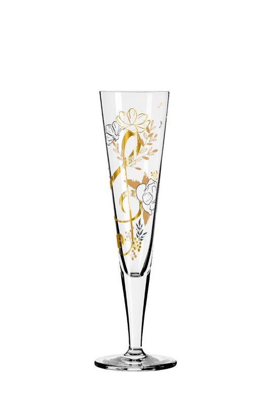 Ritzenhoff 1071045 Champagnerglas #45 GOLDNACHT Champus Melina Sparschu 2025 in Geschenkbox