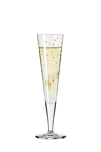 Ritzenhoff 1071046 Champagnerglas #46 GOLDNACHT Champus Theresa Kuhlmann 2025 in Geschenkbox