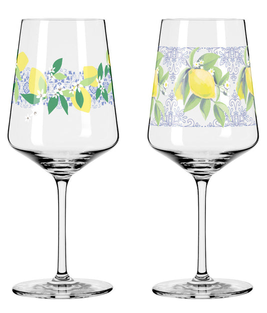 Ritzenhoff 2931021 Aperitifglas 2er Set #21, #22 SOMMERTAU Limoncello Rea / Behnke 2025 in Geschenkbox