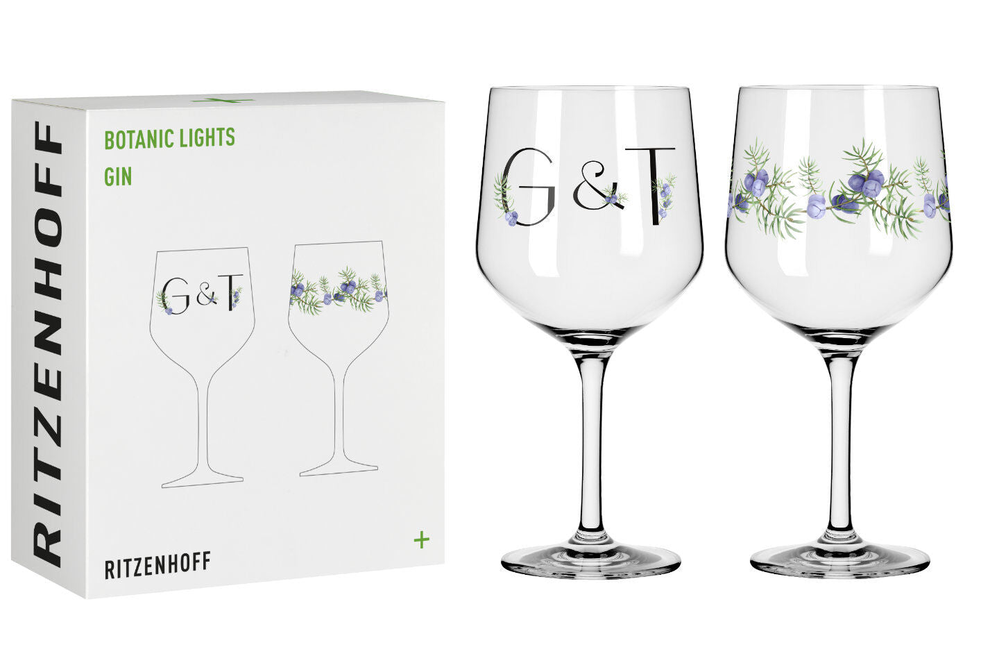 Ritzenhoff 3881001 BOTANIC LIGHTS Gin Kelch 2er #5 #6 RDT 2023 / Ginglas-Set