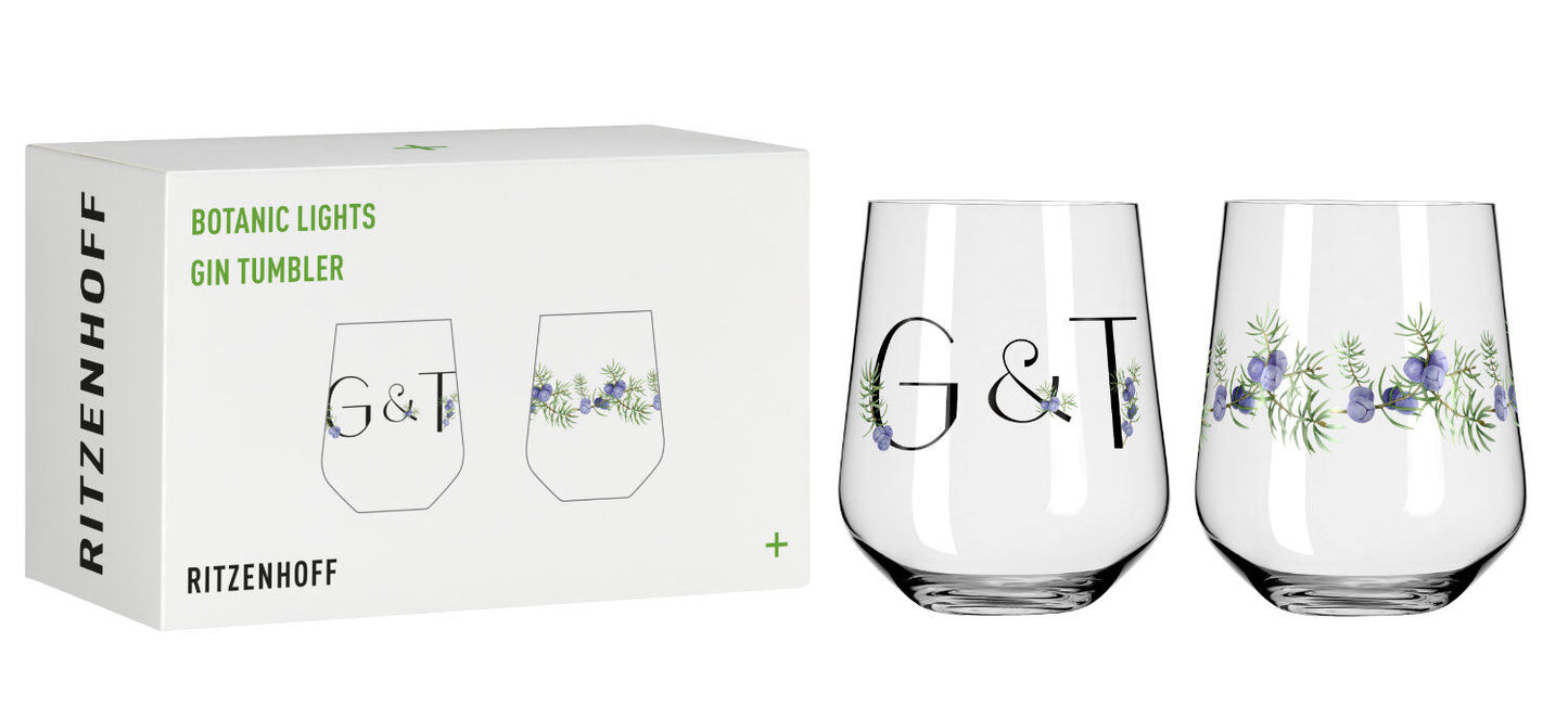 Ritzenhoff 3891001 BOTANIC LIGHTS Gin Tumbler 2er #5 #6 RDT 2023 / Ginglas-Set
