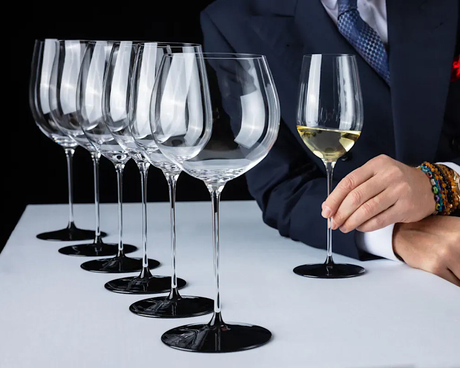 RIEDEL 4110/16 FATTO A MANO BLACK TIE Burgunder Grand Cru Weinglas – Bild 7