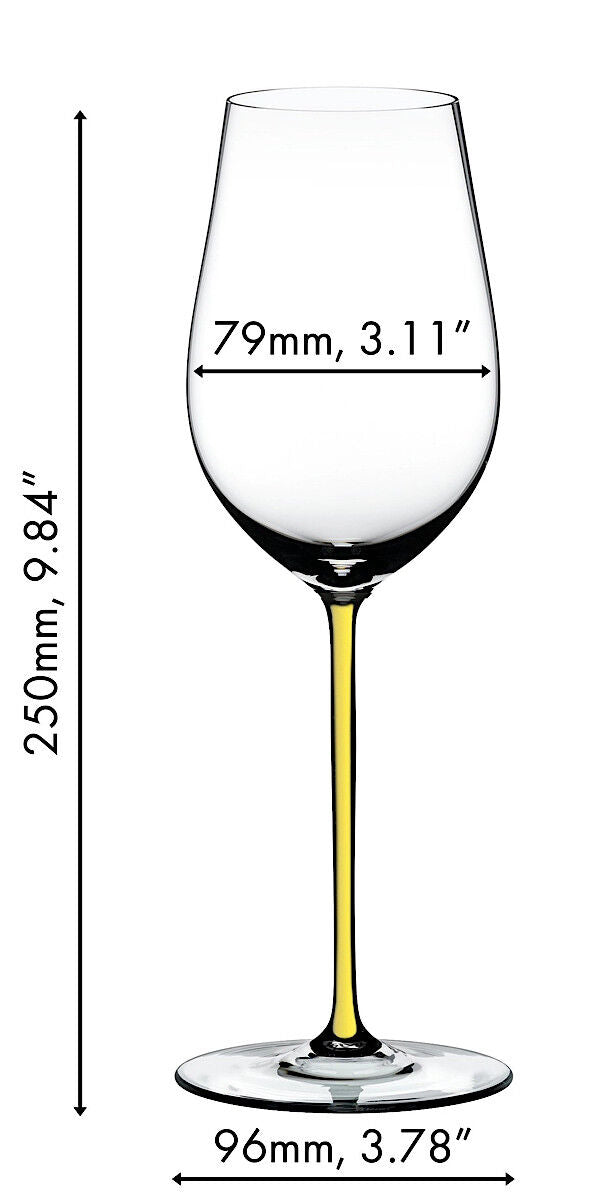 RIEDEL 4900/15Y FATTO A MANO Riesling / Zinfandel Weinglas - Stiel GELB – Bild 2