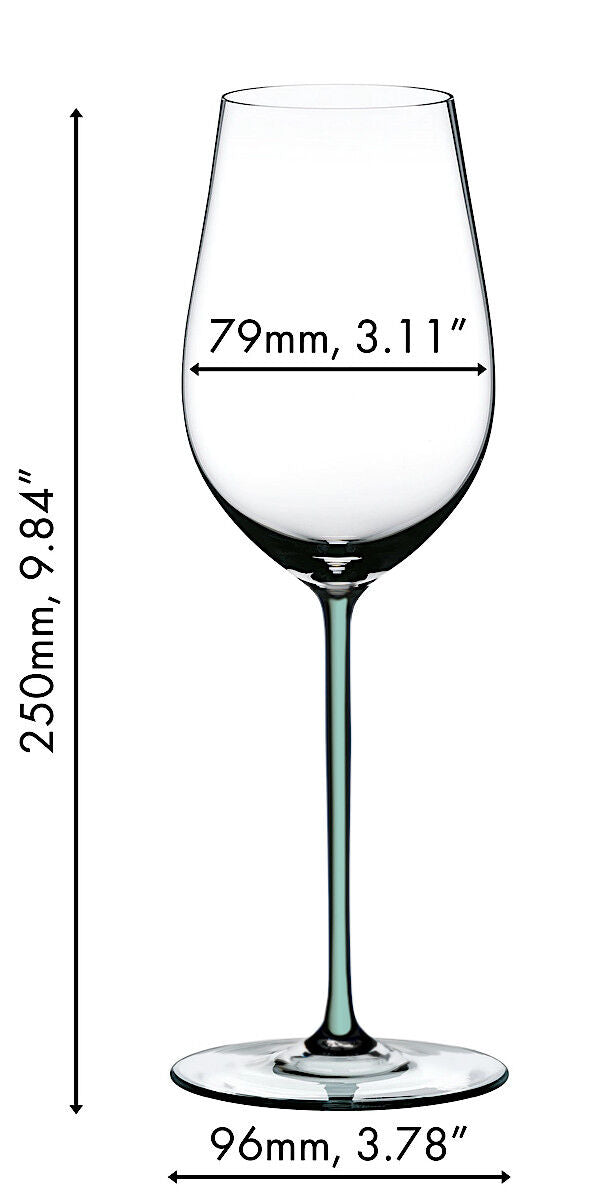 RIEDEL 4900/15M FATTO A MANO Riesling / Zinfandel Weinglas - Stiel MINT – Bild 2