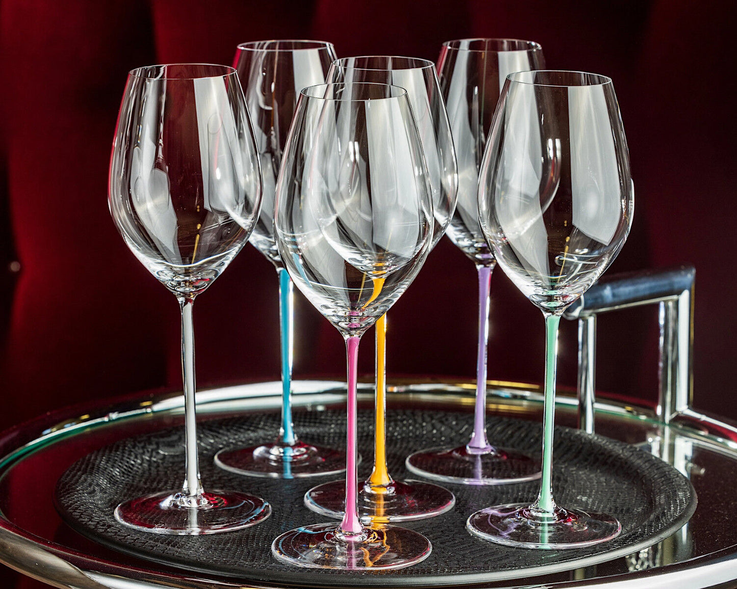 RIEDEL 4900/28W FATTO A MANO Champagner/Weinglas - Stiel WEISS – Bild 6