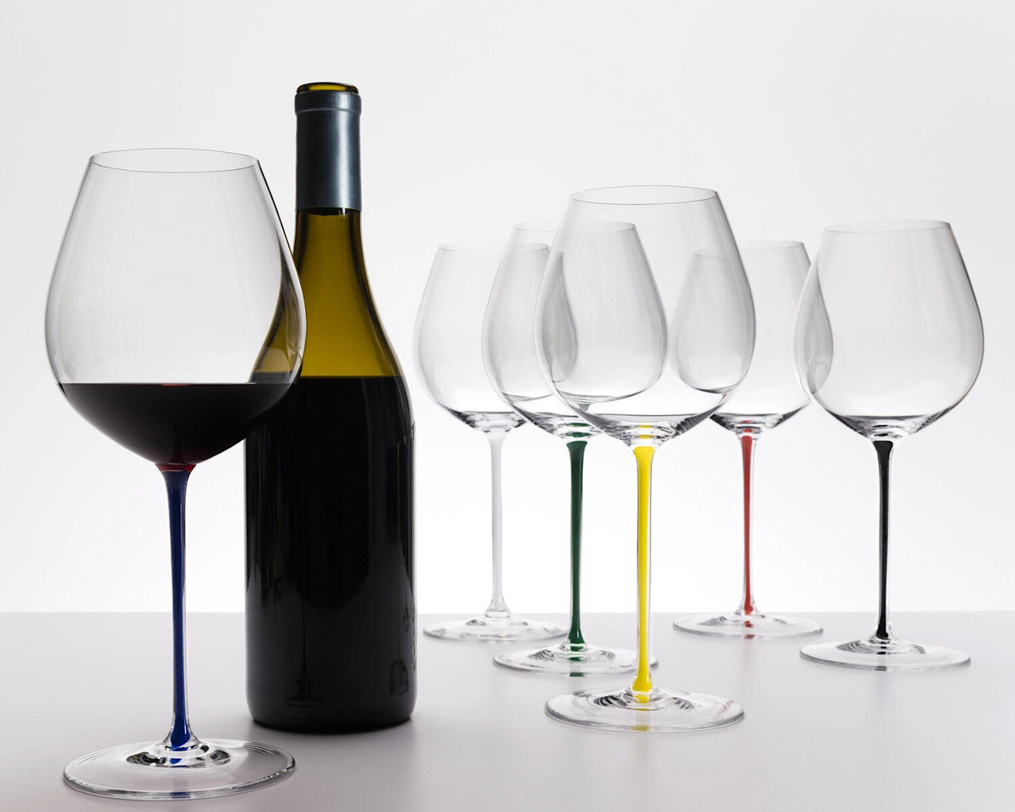 RIEDEL 4900/07O FATTO A MANO Pinot Noir Weinglas - Stiel ORANGE – Bild 6