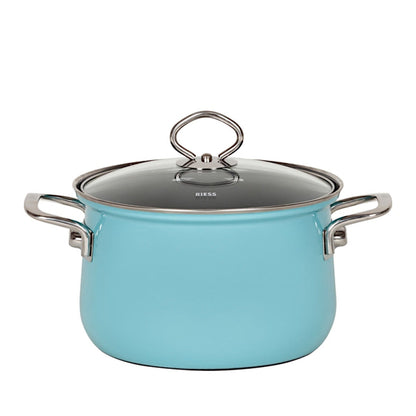 RIESS 0546-037 RIESS Emaille Spar-Set 5-tlg. Nouvelle extra stark, KRISTALLBLAU – Bild 3