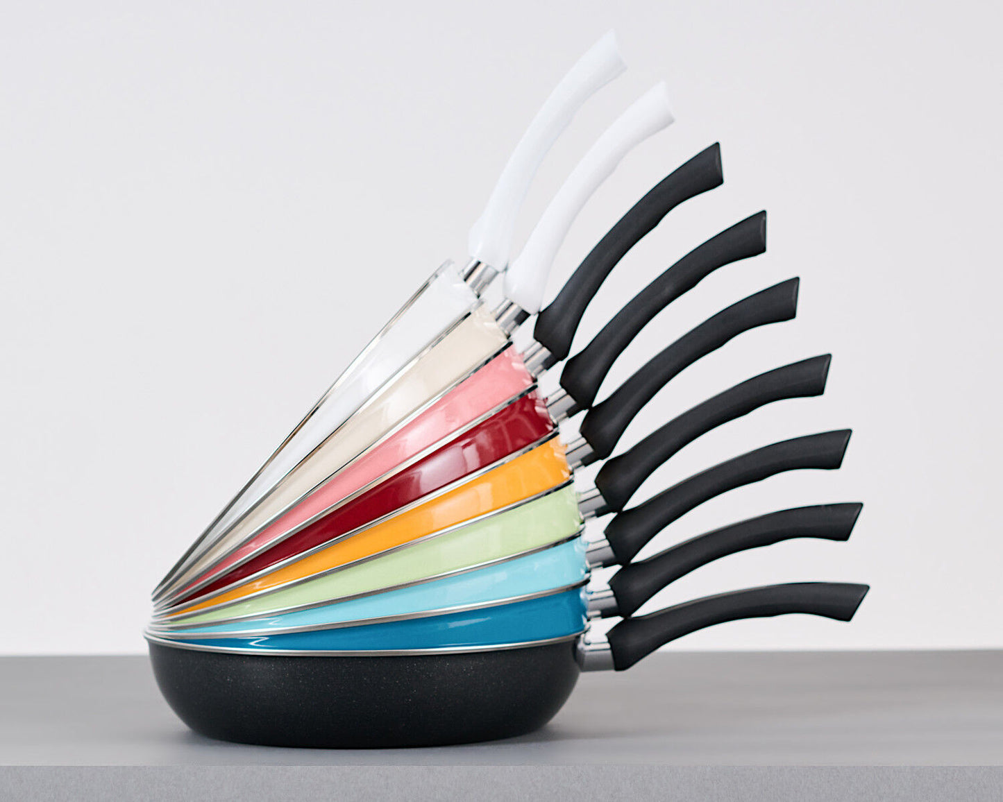 RIESS 0057-034 RIESS Emaille Pfanne Nouvelle extra stark 28 cm, CORALL / Bratpfanne – Bild 5