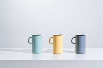 RIESS 0836-109 Emaillekrug 1,5 L, Nature Green - Light, H 19 cm / Emaille Krug – Bild 6