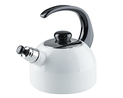 RIESS 0543-033 Flötenkessel Plus 2 Liter, Classic, CLASSIC WEISS / Wasserkessel