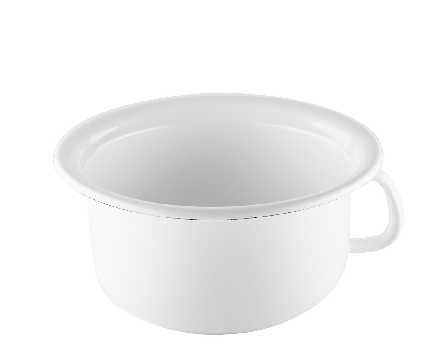 RIESS 0365-033 Nachttopf 23 cm, Emaille, CLASSIC, CLASSIC WEISS