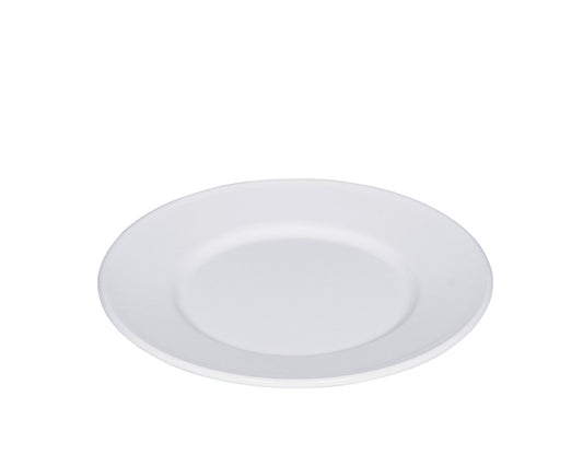 RIESS 0302-033 Teller flach 21 cm, Classic Weiss / Emailleteller