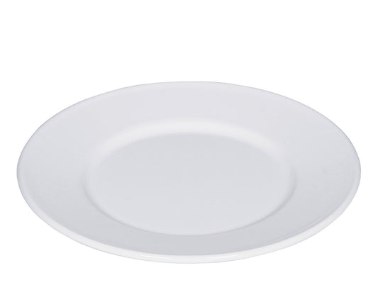 RIESS 0503-033 Teller flach 26 cm, Classic Weiss / Emailleteller