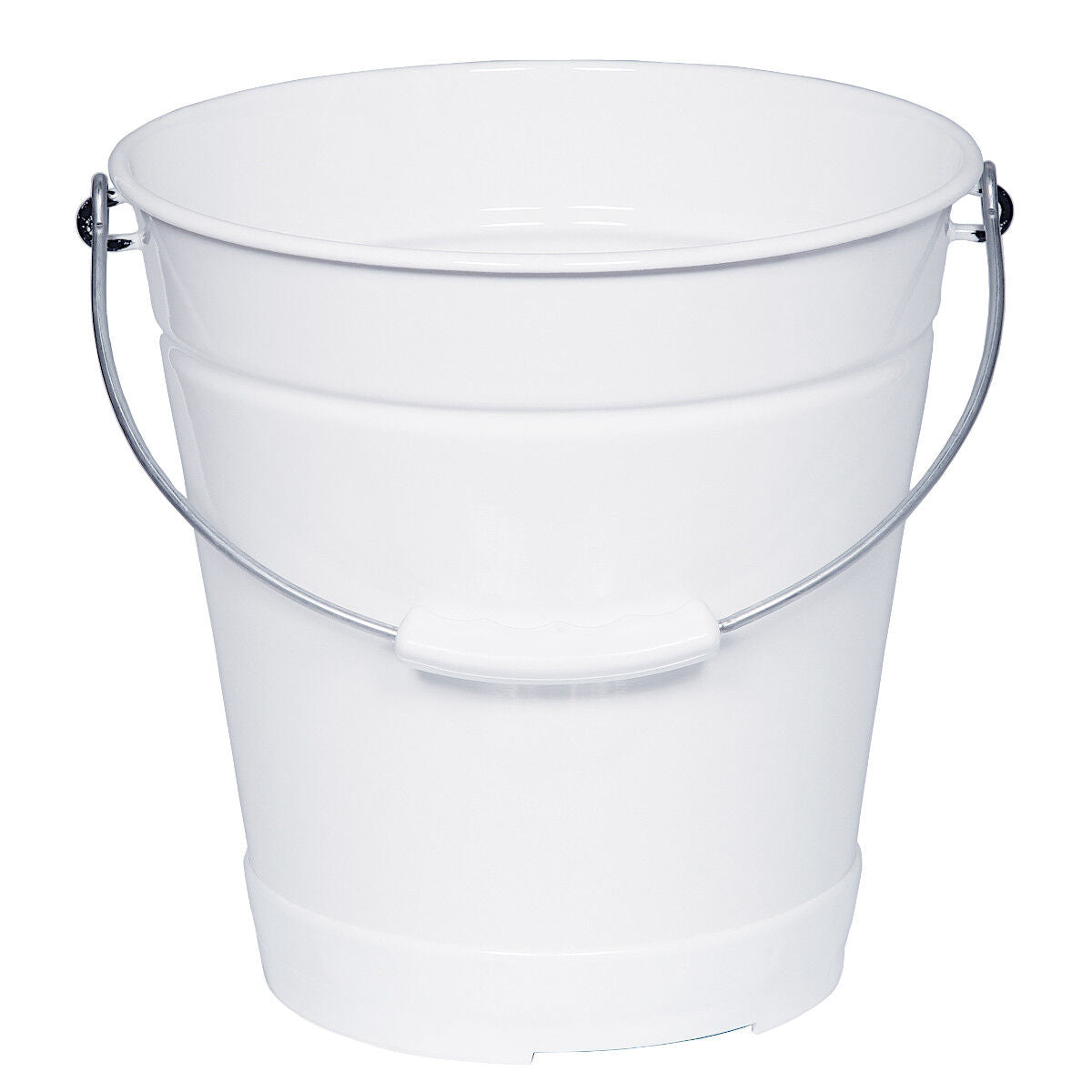RIESS 0360-033 Wassereimer 28 cm, 10 Liter, Emaille, CLASSIC WEISS