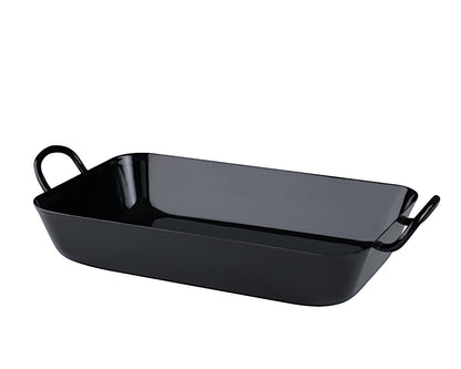 RIESS 0452-022 Omas Bratpfanne 33/20, Classic, Schwarzemaille, Schwarz / Bratform