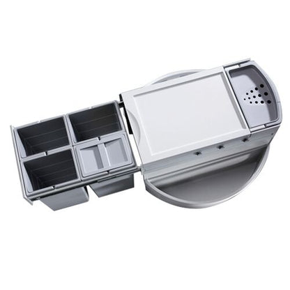 Abfallsorter RONDO-3 Plus 3647-14 / Hailo Rondo 90.4/34 / Abfalleimer / Abfallsammler / Mülleimer / Eckschrank