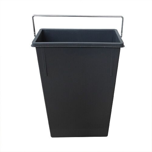 HAILO 1082479 Ersatzeimer 7 L mit Metallbügel grau für TANDEM 2-fach Abfallsorter / Hailo TA Swing 30.2/31 / Eimer /… – Bild 2