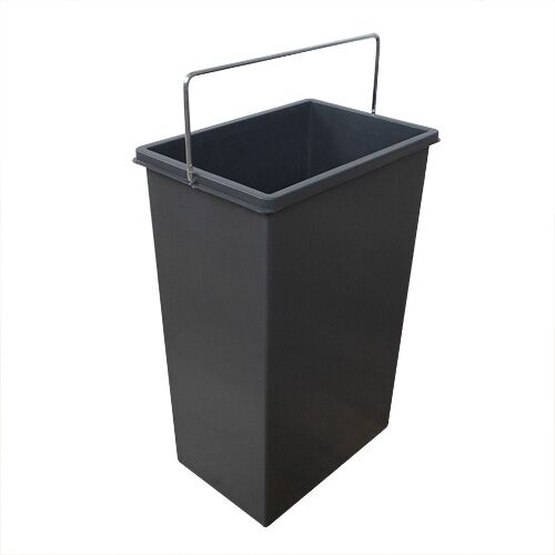 HAILO 1045639 Ersatzeimer 10 L mit Metallbügel grau für TRENTA-8 / Hailo TZ Swing 30.3/30 Abfallsorter / Eimer /…