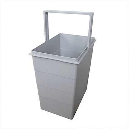20 L Ersatzeimer 1076119 hellgrau für Raumspar TANDEM COMFORT / Hailo TR Swing 40.2/40 / 40.3/40 / Eimer / Mülleimer /… – Bild 2