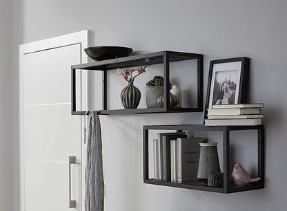 Aluments Quader-Rack Unterhänge-Boden 60 cm in SCHWARZ / Regalsystem / Modulregal – Bild 2