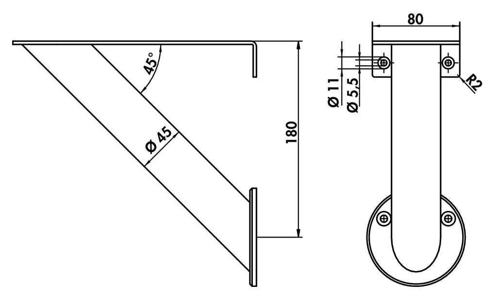 Barkonsole CAPITELLO 4 / Küchenkonsole / Thekenkonsole / Konsole – Bild 2