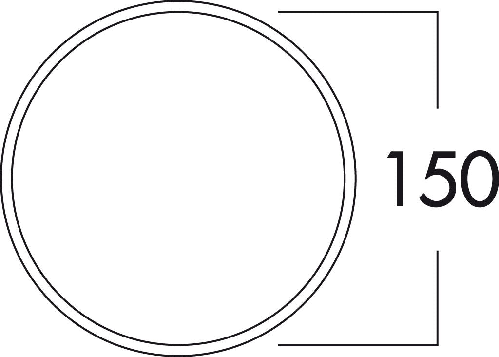 E-Jal 150 Mauerkasten inkl. THERMOBOX Wärmerückhaltesystem / Rundrohranschluss / Compair flow 150 (System Ø 150) – Bild 2