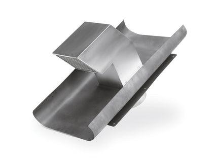 FLOW 150 Dachlüfter aus Edelstahl mit Ø 150 Rundanschluss ohne Rückstauklappe / Compair flow (System Ø 150)