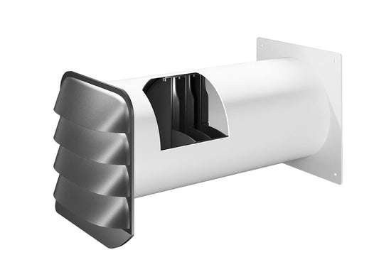 E-Jal Col® 125 Mauerkasten inkl. THERMOBOX Wärmerückhaltesystem / Rundrohranschluss / Compair flow 125 (System Ø 125)