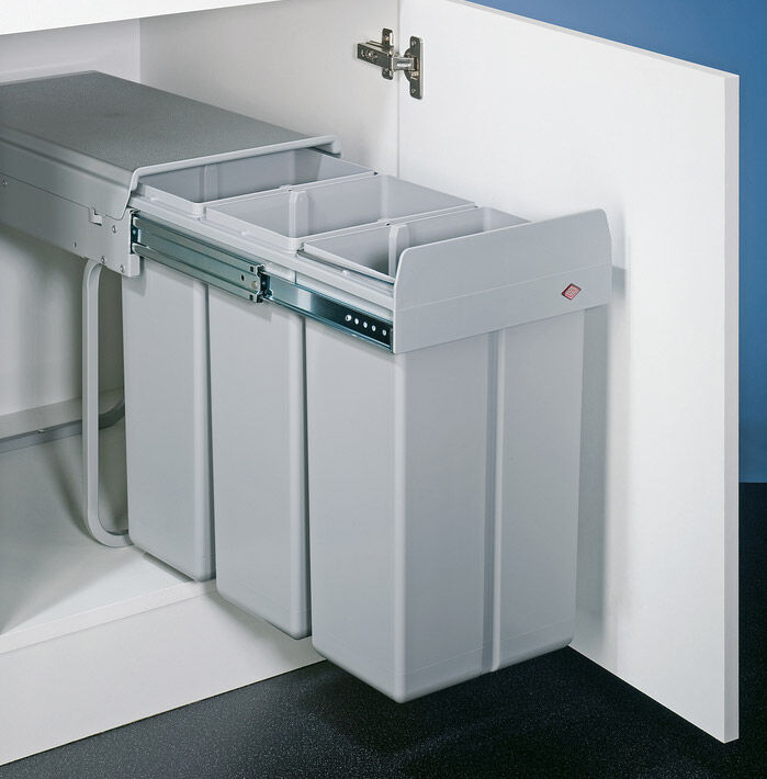 WESCO 757611-85 Abfallsorter Bio-Trio 30 DT (3x10) Liter ab 30 cm Schrankbreite / TRENTA 1 – Bild 3